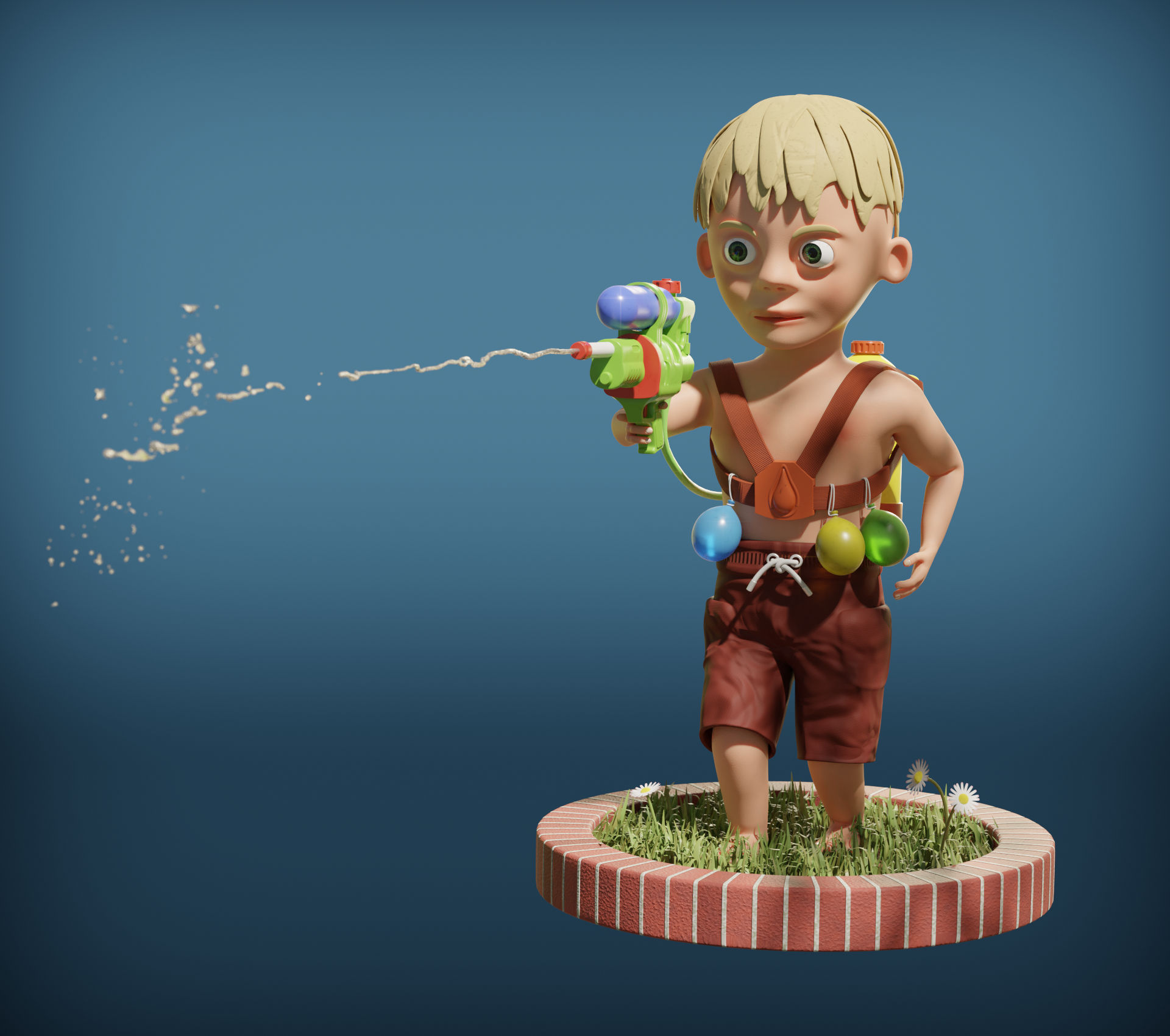 Water Gun Warrior