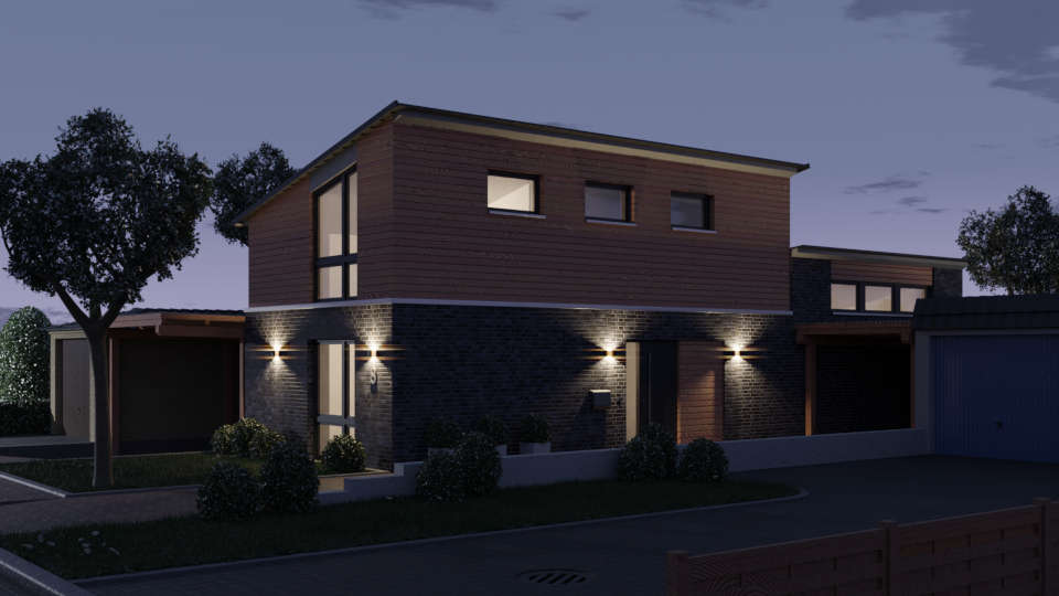 Wohnhaus (Nacht)